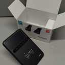 AFK Wireless Charging Station with Bluetooth Speaker and Alarm Clock,Wireless Charger Compatible with iPhone,Android Phones(Black)