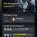 Cudy 8 Port Fast Ethernet 100Mbps PoE Switch 8 PoE+ Ports @120W, Plug & Play Sturdy Metal w/Shielded Ports Extend Mode Priority Mode FS1010PG