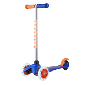 Ignight 3 Wheel Blue Scooter with Light up Wheels & Tbar, for Unisex Ages 3+