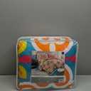 Lush Decor Boho Floral Reversible Oversized 3 Piece Quilt Set, King/Cal King, Turquoise & Orange