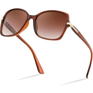 FEISEDY Womens Polarized Sunglasses, Trendy Elegant Colored Frame for Ladies, UV400 Protection B2760