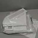 Corner Bread box for Kitchen Countertop,Farmhouse Bread Box with Acrylic Wavy Door Panel,Large Bread box for kitchen countertop,Kitchen Countertop Food Storage Container (White, Meduim)