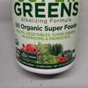 Country Farms Super Greens Natural Flavor, 50 Organic Super Foods, USDA Organic Drink Mix, Fruits, Vegetables, Super Greens, Mushrooms & Probiotics, Supports Energy, 40 Servings, 10.6 Oz, EXP: 06/2029