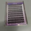 GAQQI Lash Clusters, Individual Lashes D Curl, DIY Lash Extension 14mm False Eyelash Clusters 120 PCS, Natural & Wispy Cluster Lash Wisps (GQ19, D Curl,14mm)