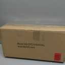 MyGift Black Solid Wood and Brass Metal Magazine Display Rack, Wall Mountable Double Wide Book Holder or Standing Organizer Black