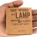 5 x TUZECH Handmade Christian Inspirational Diary - Psalm Faith Journal/Christian Devotional Journal/Faith Journal for Men and Women/Vintage leather prayer journal/Daily devotional journal - set of 2