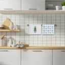 Chinoiserie Christmas Kitchen Towels Set - Blue Bow Coquette Christmas Tree Dish Towels, Blue Christmas Hand Towel for Bathroom Kitchen, Grandmillennial Decor, 16x24 Inches Set of 2