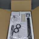 EDISHINE Floor Lamps for Living Room, 63.7in Minimalist Standing Lamp with 9W LED Bulb, 3 Color Temperature, Modern Corner Lamp for Bedroom, Nursery, Office, Foot Pedal Switch, Black