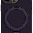 SRGDRR Magnetic Metal Bracket Silicone Phone Case for iPhone 15 14 13 12 Pro Max 15 14 Plus Wireless Charge Shockproof Protection Cover,L9,for iPhone 16pro max