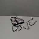 Cat Harness and Leash for Walking Escape Proof, Adjustable Cat Vest Harness, Padded Stylish Cat Walking Jackets, Black Plaid, Large (L 8-12LBS)