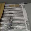 Babelio 36" H Removable Baby Gate for Stairs No Bottom Bar, 29-43" W, White