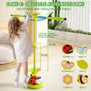 5 in 1 Musical Jump Toys, Toss Ring Game Stomping Launch Rocket Launcher for Kids, Obstacle Avoidance & Jump Squating Toy Games Remote Control Outdoor & Indoor Toys for Ages 4-8 8-13