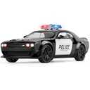 SASBSC Police Car Toys for Boys Age 3-12 Metal Toy Cars with Light and Sound Pull Back Diecast Model Car Collectable Muscle Cars for Kids 3+ Year Olds