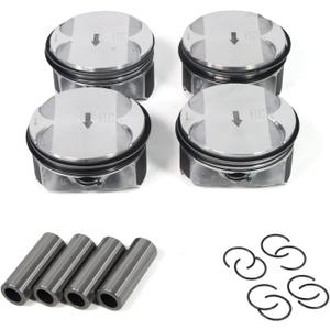 4pcs Engine Piston Rings Kit for Chevy Captiva Cobalt Equinox HHR Impala 2.4L Complete Set Professional Grade Direct Replacement