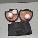 HYES Toss and Catch Ball Set, Outdoor Games for Kids, Beach Yard Camping Toys for Adult & Family, Kids Baseball Glove for 3 4 5 6 7 8+ Year Old Boys & Girls (2 Paddles & 3 Balls)