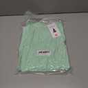 ZESICA Women's 2026 Summer Strapless Bodycon Tube Dress Sexy Off Shoulder Mesh Irregular Ruffle Backless Party Midi Dresses (Green, S)