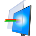 viseNOVA Anti Blue Light Screen Protector for 20, 20.2, 21.5, 21.6, 22 Inches  16:9 / 16:10 Aspect Ratio Computer Monitor Hanging Type Blue Light Blocking Filter Anti Scratch Eye Protection Shield for Desktop Computer