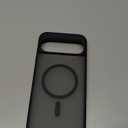 TORRAS Magnetic Shockproof for Google Pixel 10 Pro XL Case, Strong Magnet fit for MagSafe, 12FT Mil-Grade Protection, Slim Translucent Matte Case for Pixel 10 Pro XL with Multi-Color Buttons, Black