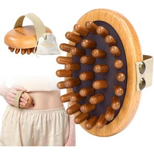 Wood Therapy Massage Tool for Belly Fat,Wooden Meridian Massage Body Brush for Cellulite Remover, Cellulite Lymphatic Drainage Massager for Body Shaping, Maderoterapia Kit for Muscle Pain Relief