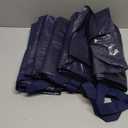 6 Pack Extra Heavy Duty Large Moving Bags with Strong Zipper & Comfortable Handles, Sturdy & Durable Clothes Storage Bags Totes Bins, Blue Packing Moving Boxes for College Supplies, Dark Blue