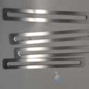6 Pack 8" x 1" Adjustable Slotted Flat Mending Plates for 3/8" Screws, Stainless Steel, 5/32" Thick