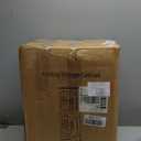 Slim Bathroom Storage Cabinet for Small Spaces, 2-Tiers Plastic Narrow Storage Organizer with Doors and Shelves Stackable Bathroom Floor Cabinet for Home, Living Room, Study Room