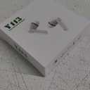 Wireless Earbuds Bluetooth 5.0 Wireless Headphones with Microphone Bluetooth Ear pods Stereo Calls Extra Bass Touch Control Earphones Air Buds for Android/Samsung/iPhone in-Ear Earbuds. (Black)