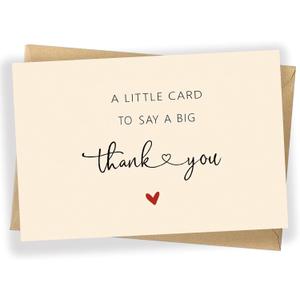 48 Pack Thank You Cards with Envelopes & Stickers, 4×6 Cute Blank Greeting Cards for Baby Shower & Wedding，Boxed Bulk Thank You Notes for Graduation Teachers Business Coworker Employee Appreciation
