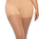 SHAPELLX Shapewear Tummy Control Leggings for Women Full Compression Body Shaper Butt Lifting Bodysuit Footless (Small, A2-beige)