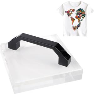 HTV Cooling Block with Handle, Portable Heat Press Cooing Tool Heat Transfer Vinyl Sublimation Paper Clip Fast Cooling Accessories for Sublimation HTV DTF Film