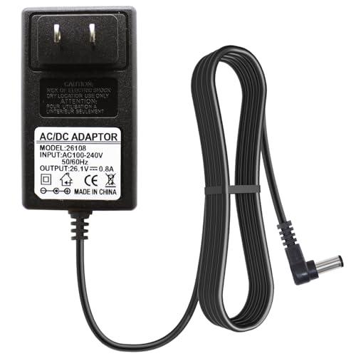 26.1V Charger Replacement for Dyson V6 V7 V8 SV04 SV05 SV06 SV07 SV09 DC60 DC61 DC62 Cordless Vacuum Cleaner 229602-01 965875-07 AC/DC Charging Cable Power Supply Adapter 6.6FT Black