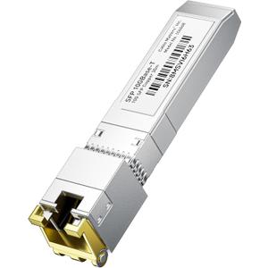 Cable Matters 10GBASET SFP+ to RJ45 Copper Ethernet Transceiver Module for Cisco, Ubiquiti, TPLink, Netgear, DLink, MikroTik, and Supermicro Equipment