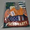 Bindefon Bibs Overalls Men Adjustable Straps Coveralls Shorts Printed Jumpsuit Male Romper (XL)