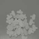 32 Write On Wire Labels - White, 1.2" x 0.63" for Electronics & Computers Cable Management
