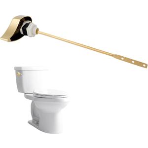 Hibbent Toilet Handle Tank Flush Lever Replacement Compatible with TOTOTHU004-CP Trip Lvr for ST701, CST854, CST884, Side Mount Toilet Tank Flush Lever, Gold