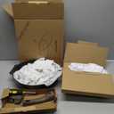 SENSARTE Nonstick Frying Pan Skillet with Lid, 12 Inch Large Deep Frying Pan, 5 Qt Non Stick Saute Pan with Cover, Induction Pan, Healthy Non Toxic Cooking Pan with Helper Handle, PFOA PFOS Free (Classic Black)