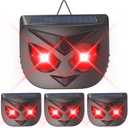 Solar Nocturnal Animal Repeller Outdoor Coyote Deterrent Predator Eyes Animal Deterrent Predator Lights for Chicken Coop, Raccoon, Deer, Skunk, Fox Out of Yard Garden Patio, 4 Pack