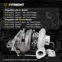28231-2GTA1 Turbo Turbocharger Kit with Gasket Compatible with 2015-2020 Hyundai Sonata Santa Fe, Kia Sorento Optima Sportage 2.0T L4 Replace# 90124-01080 90124-01050