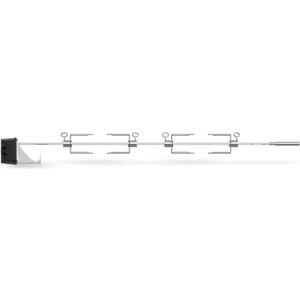 Weber 36" Rotisserie for Genesis 4‑Burner & Pellet Grills – Stainless Steel Shaft, Secure Forks for Large & Small Cuts, Electric‑Powered, Fits Genesis II/II LX 400 Series & Searwood 600 XL
