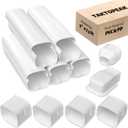 3" 7.5 Ft Mini Split Line Set Cover, Line Set Cover for Mini Split Air Conditioner and Central AC