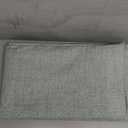 H.VERSAILTEX Linen Blackout Curtains Durable Thick Textured Linen Look 100% Blackout Patio Door Curtain Anti Rust Grommet Extra Wide Sliding Door Curtain Panel, W100 x L96 inch - Sage