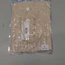 Men's Renaissance Costume, Pirate Shirt, Retro Lace-up Style for Medieval, Viking, Hippie and Halloween Cosplay (Beige, L)