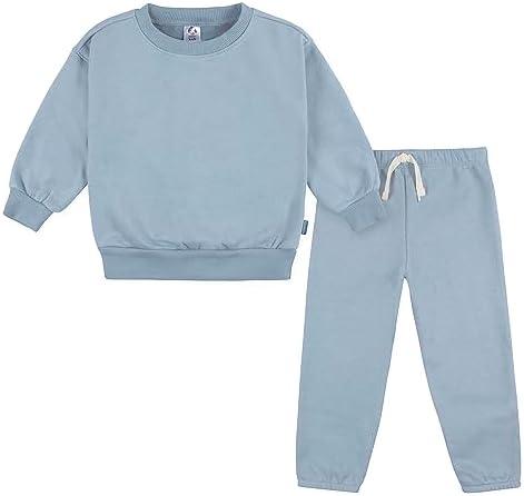 Gerber baby-boys Baby Boys Toddler 2-piece Fleece Sweatshirt and Jogger Set 2T
