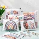 Kacctyen 24 Pcs Housekeeping Gifts Bulk 12 Thanksgiving Makeup Bag 12 Retractable Badge Reels Housekeeping Appreciation Gift for Housekeeper Cleaner Staff Team Employee Coworker Custodian