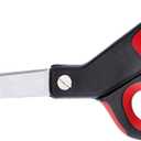 Stanley 8 Inch All-Purpose Ergonomic Scissor (SCI8EST-RED), Red/Black