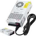 VAYALT 24V 25A 600W DC Switching Power Supply, Universal Regulated Switching AC 110V/220V to DC 24V Transformer, 24V Power Supply for Industrial, CCTV, Computer Project, 3D Printer, LED Strip Light