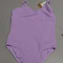 Billabong Girls' One-piece Swimsuit with UPF 50+ Sun Protection, Quick Drying Bathing Suit (8, Lilac in Loop)