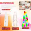 4FT Marquee Light Up Numbers, 34 Colors Changing Marquee Numbers with Remote,Water Bag, 4FT Light Up Numbers for 25th Birthday Party Decorations Backdrop Anniversary Decor, Large Number 25