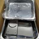 Sifer 11Qt Chafing Dishes for Buffet, Multi-Size Pans 4 Pack, Gold