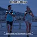 Zeerun Weighted Vest for Women & Men with Reflective Stripe and Adjustable Buckle, Comfortable & Durable Rucking Vest for Walking, Running & Strength Training, 10LBS-Black